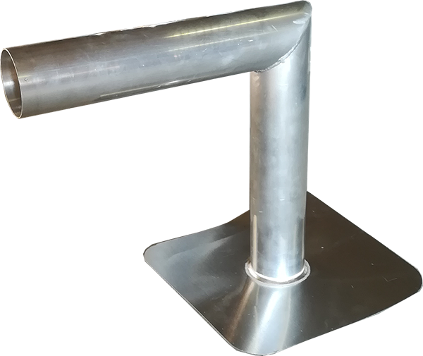 Coude en aluminium