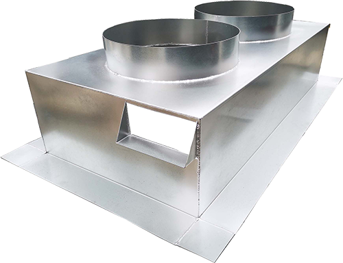 Plenum de soufflage galva